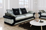 Acquire Stylish Velvet Fabric 3 Seater Sofa At Affordable Price